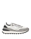 Voile Blanche Man Sneakers Grey Size 11 Leather, Textile Fibers