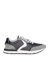 Voile Blanche Man Sneakers Grey Size 9 Leather, Textile Fibers In Gray