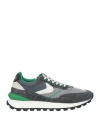 Voile Blanche Man Sneakers Lead Size 9 Goat Skin In Grey