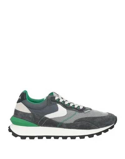 Voile Blanche Man Sneakers Lead Size 9 Goat Skin In Grey