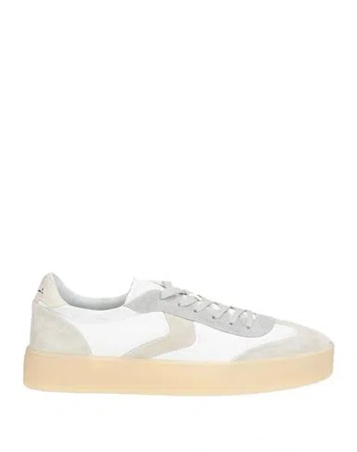 Voile Blanche Man Sneakers Light Grey Size 9 Leather In Gray