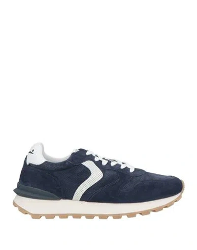 Voile Blanche Man Sneakers Midnight Blue Size 11 Leather