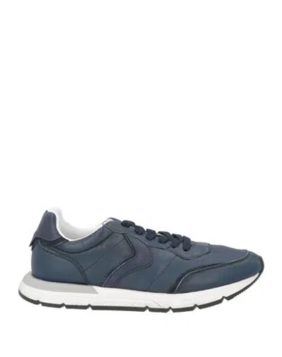 Voile Blanche Man Sneakers Midnight Blue Size 9 Leather