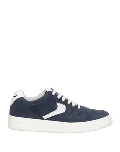 Voile Blanche Man Sneakers Navy Size 8 Leather In Blue