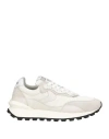 Voile Blanche Man Sneakers Off White Size 5 Leather, Nylon In White
