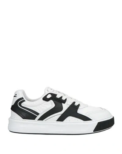 Voile Blanche Man Sneakers White Size 9 Leather