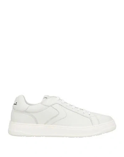 Voile Blanche Man Sneakers White Size 8 Leather