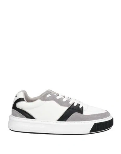 Voile Blanche Man Sneakers White Size 9 Calfskin