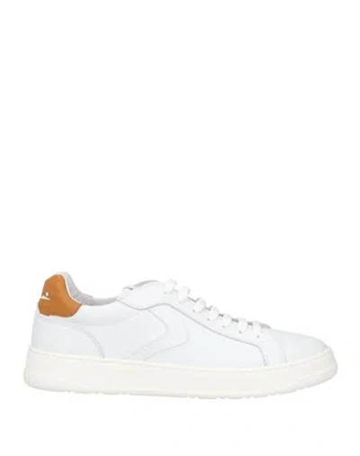 Voile Blanche Man Sneakers White Size 9 Calfskin
