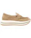 Voile Blanche Merry Leather Loafer In Brown