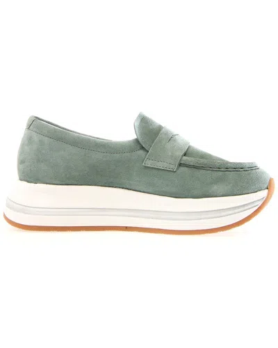 Voile Blanche Merry Leather Loafer In Green