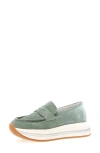Voile Blanche Merry Penny Loafer In Sage