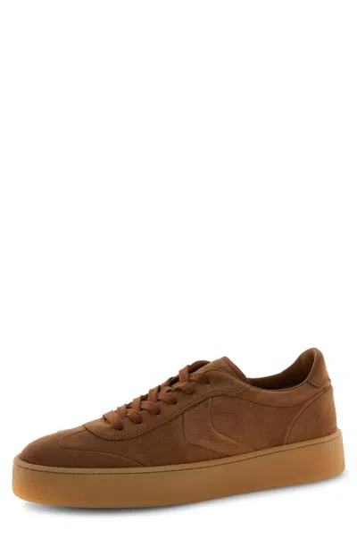 Voile Blanche Mind 02 Leather Sneaker In Brown
