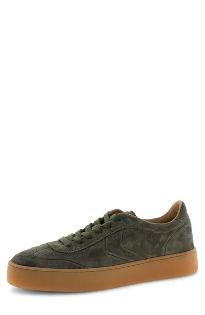 Voile Blanche Mind 02 Leather Sneaker In Green