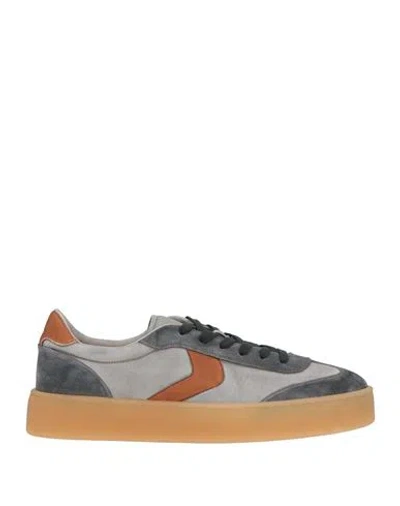 Voile Blanche Mind 02 Man Sneakers Grey Size 10 Leather In Multi