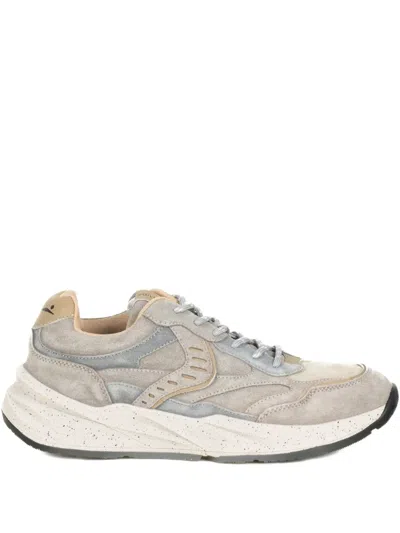 Voile Blanche Panelled Sneakers In Gray
