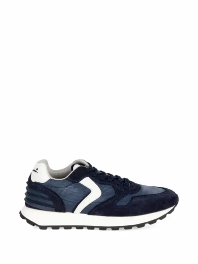Voile Blanche Paris Power Paneled Sneakers In Blue