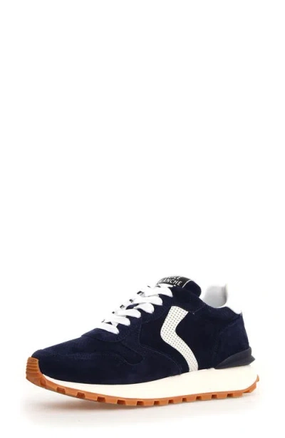 Voile Blanche Paris Race Sneaker In Ink Blue