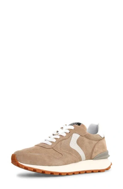 Voile Blanche Paris Race Sneaker In Light Beige
