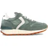 Voile Blanche Woman Sneakers Sage Green Size 10 Goat Skin In Sage Off White