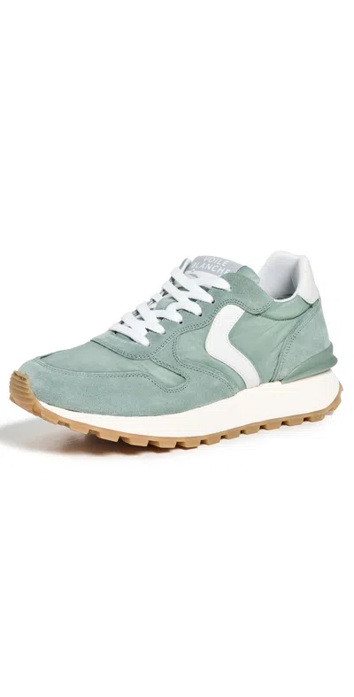 Voile Blanche Paris Race Sneakers Sage Off White