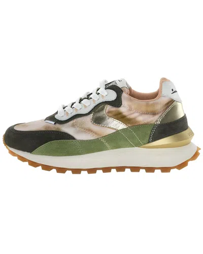 Voile Blanche Qwark Hype Suede Sneaker In Multi