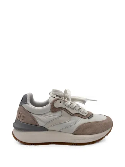 Voile Blanche Qwark Panelled Sneakers In White