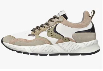 Voile Blanche Sail Blanche Flat Sneakers For Men In Brown