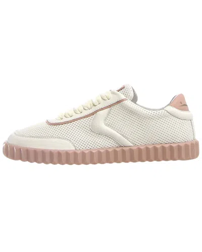 Voile Blanche Selia Leather Sneaker In Neutral