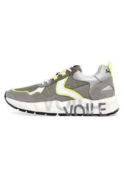 Pre-owned Voile Blanche Shoes 2017003 Casual Sneaker Grey Man In Gray