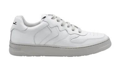 Voile Blanche Sleek Lace-up Flat Shoes With Comfortable Fit And Modern Design In Grey