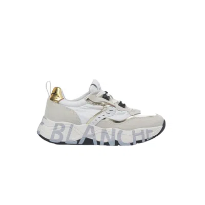 Voile Blanche Sneaker Woman  - Club105 Suede/nylon - White In Brown