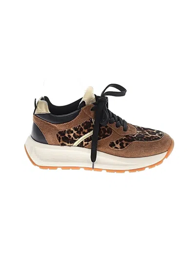 Pre-owned Voile Blanche Sneakers In Brown