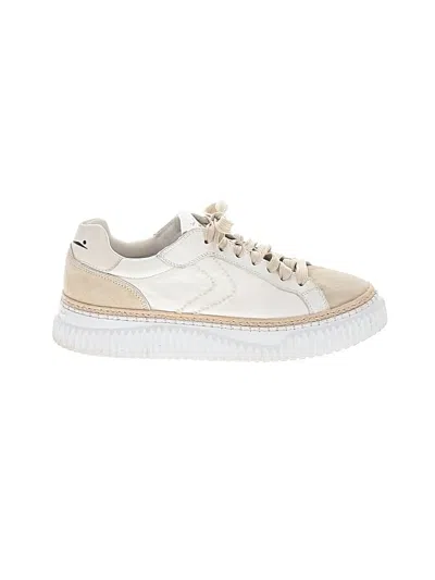 Pre-owned Voile Blanche Sneakers In Ivory