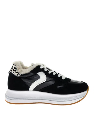 Voile Blanche Sneakers Nero In Multi