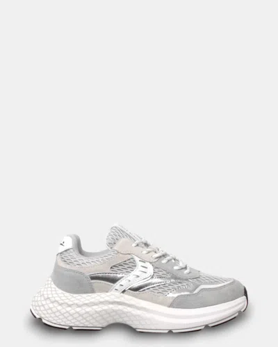 Voile Blanche Sneakers  Mod. Club122. - Grey/silver In Gray