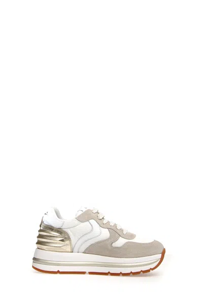 Voile Blanche Sneakers White In Bianco Chiari E Naturali