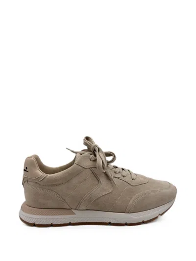 Voile Blanche Storm-015 Suede Sneakers In Gray
