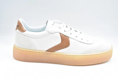 Voile Blanche Stylish Low-top Sneakers For Men In White