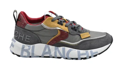 Voile Blanche Textured Upper And Chunky Sole Sneakers In Multicolor