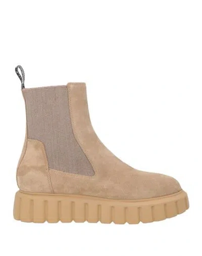 Voile Blanche Woman Ankle Boots Sand Size 9 Leather