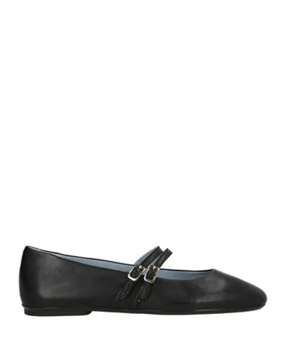 Voile Blanche Woman Ballet Flats Black Size 9 Leather