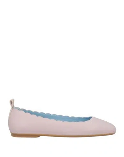 Voile Blanche Woman Ballet Flats Light Pink Size 9 Leather