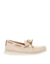 Voile Blanche Woman Loafers Beige Size 6 Leather