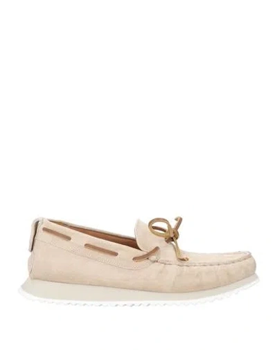 Voile Blanche Woman Loafers Beige Size 6 Leather