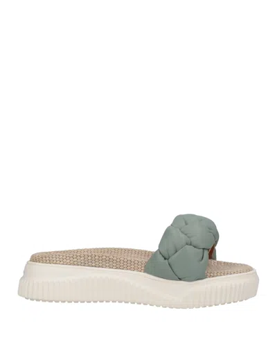 Voile Blanche Sandals In Green