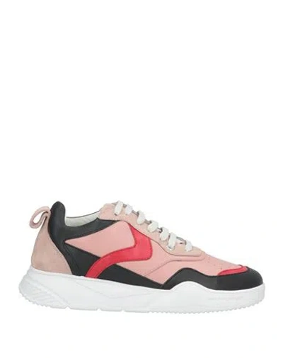 Voile Blanche Woman Sneakers Antique Rose Size 7 Calfskin In Pink