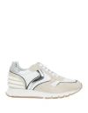 Voile Blanche Woman Sneakers Beige Size 5 Leather, Textile Fibers In Beige