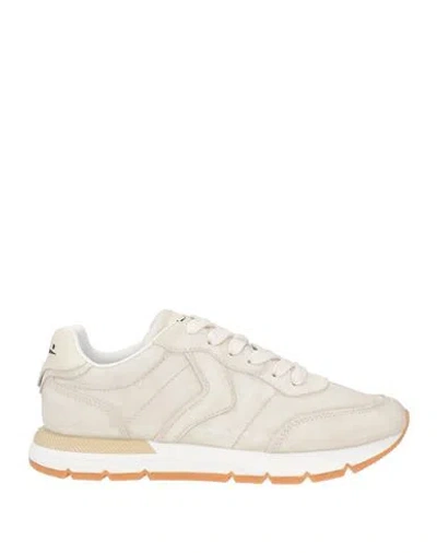 Voile Blanche Woman Sneakers Beige Size 7 Leather In Neutral