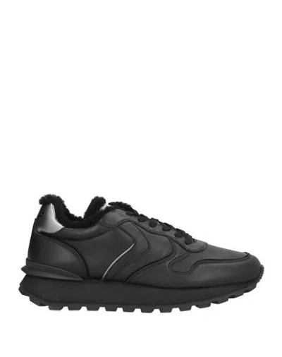 Voile Blanche Woman Sneakers Black Size 10 Leather